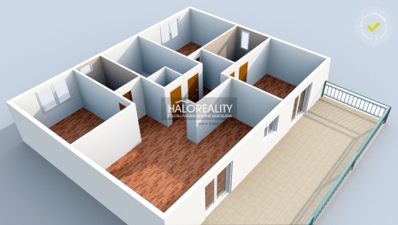 Predaj, štvorizbový byt Rovinka