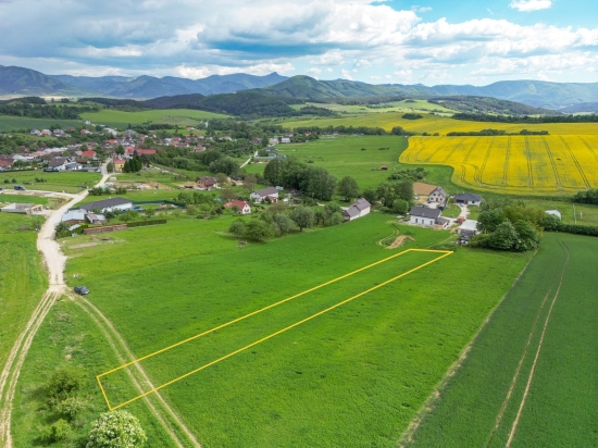 Predaj, pozemok pre rodinný dom   1890 m2 Veľká Čierna, Rajec - EXKLUZÍVNE HALO REALITY