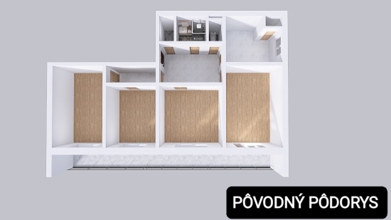 Predaj, štvorizbový byt Bratislava Nové Mesto, Vajnorská - EXKLUZÍVNE HALO REALITY