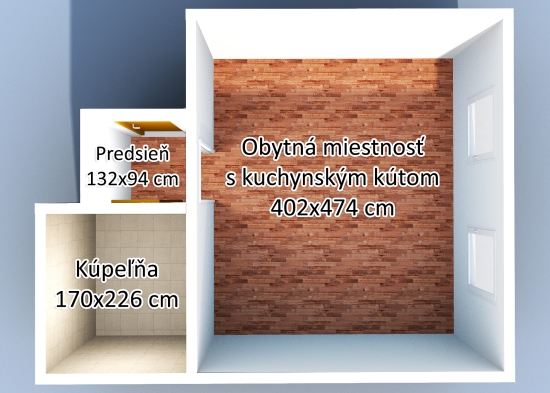 Prenájom, garsónka Dunajská Lužná - EXKLUZÍVNE HALO REALITY