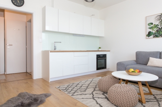 Predaj, dvojizbový byt Miloslavov, Slávičia, s 58 m2 záhradkou a parkovacím státim - NOVOSTAVBA - EXKLUZÍVNE HALO REALITY