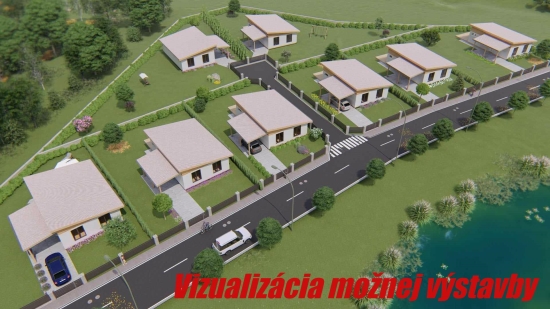 Predaj, pozemok pre rodinný dom   416 m2 Horná Seč, pozemky pripravené pre výstavbu