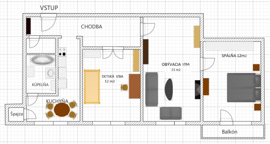 Predaj, trojizbový byt Nitra, Chrenová - EXKLUZÍVNE HALO REALITY
