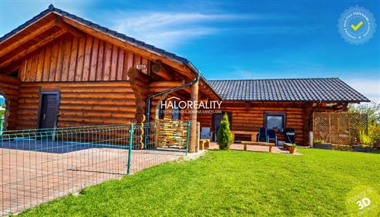 Predaj, zrubový rekreačný dom Liptovský Trnovec, 100 m od Liptovskej Mary - NOVOSTAVBA - EXKLUZÍVNE HALO REALITY