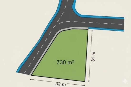 Predaj, pozemok pre rodinný dom   730 m2 Madunice
