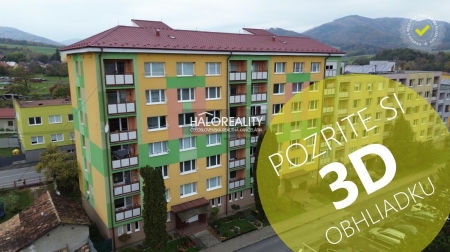 Predaj, dvojizbový byt Hnúšťa, Nábrežie Rimavy - EXKLUZÍVNE HALO REALITY