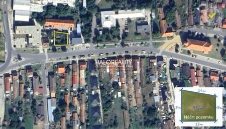 Predaj, pozemok pre bytovú výstavbu   430 m2 Moravský Svätý Ján, Námestie SNP ...