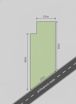 Predaj, pozemok pre rodinný dom   1220 m2 Poriadie