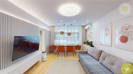 Predaj, trojizbový byt Bratislava Ružinov, Čaklovská - EXKLUZÍVNE HALO REALITY