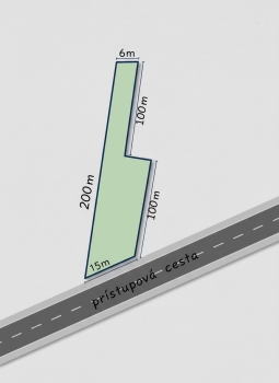 Predaj, pozemok pre rodinný dom   1792 m2 Poriadie