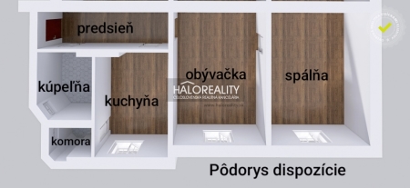 Predaj, dvojizbový byt Bratislava Nové Mesto, Šancová - EXKLUZÍVNE HALO REALIT...