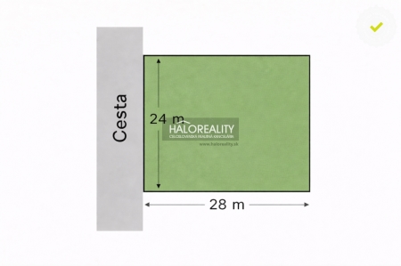 Predaj, pozemok pre rodinný dom   676 m2 Galanta