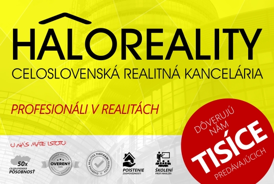 Predaj, jednoizbový byt Prievidza - EXKLUZÍVNE HALO REALITY