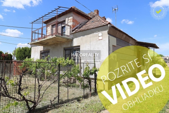 Predaj, rodinný dom Dvory nad Žitavou, štvorizbový, pôvodný stav - EXKLUZÍVNE HALO REALITY