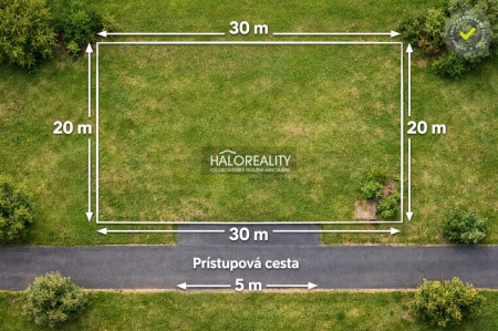 Predaj, pozemok pre rodinný dom 601 m2 Poľný Kesov