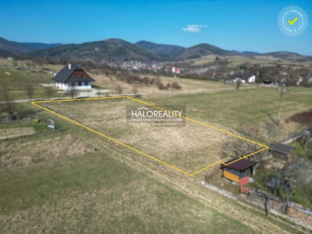Predaj, krásny pozemok pre rodinný dom 1068 m2 Papradno - EXKLUZÍVNE HALO REAL...