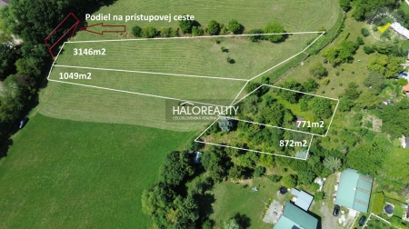 Predaj, pozemok pre rodinný dom   5838 m2 Badín - EXKLUZÍVNE HALO REALITY