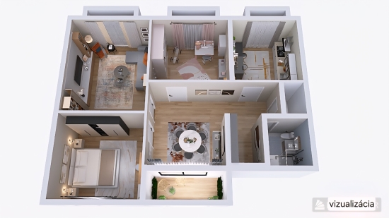 Predaj, trojizbový byt Bratislava Staré Mesto, Hollého