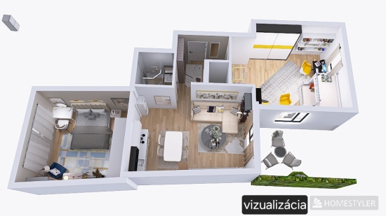 Prenájom, trojizbový byt Bratislava Staré Mesto, Grösslingova - EXKLUZÍVNE HALO REALITY