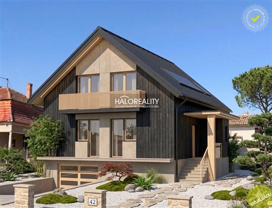 Predaj, rodinný dom Radvaň nad Dunajom, s platným stavebným povolením - VO VÝSTAVBE - EXKLUZÍVNE HALO REALITY
