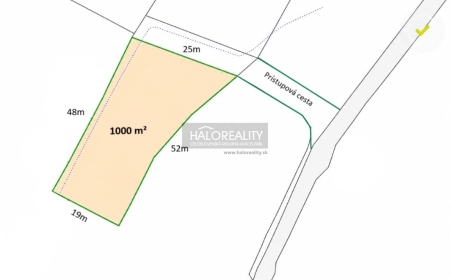 Predaj, pozemok   1002 m2 Nitra, Zobor