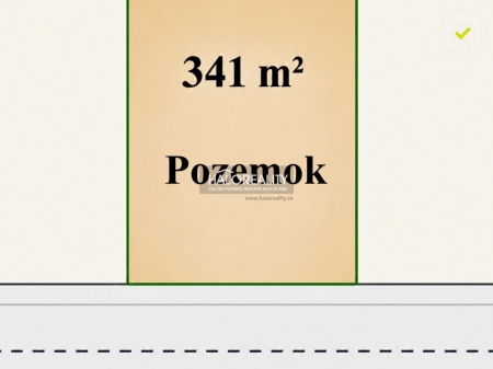 Predaj, pozemok pre rodinný dom   341 m2 Jur nad Hronom - EXKLUZÍVNE HALO REAL...