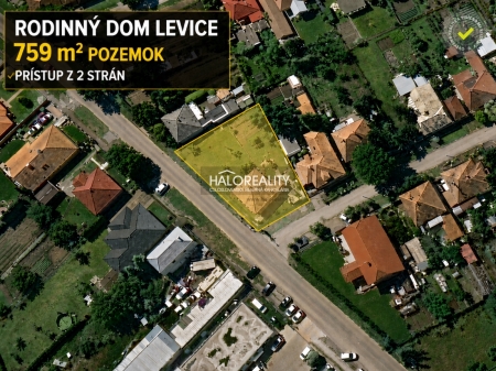 Predaj, rodinný dom Levice, pozemok 759 m2 s prístupom z 2 strán - EXKLUZÍVNE ...