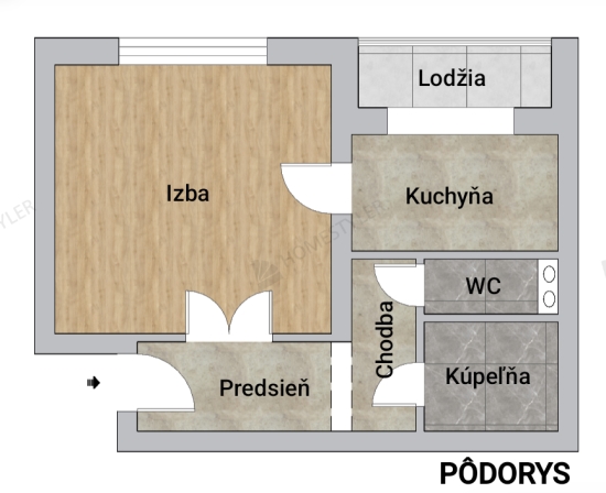 Predaj, jednoizbový byt Bratislava Rača, Pri Šajbách - EXKLUZÍVNE HALO REALITY