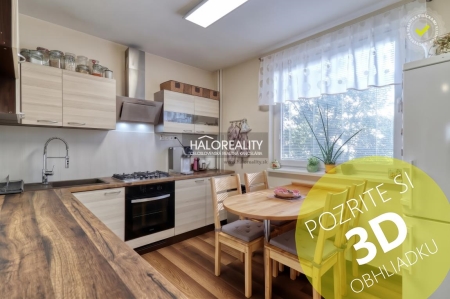 Predaj, trojizbový byt Nové Mesto nad Váhom, s balkónom - EXKLUZÍVNE HALO REAL...
