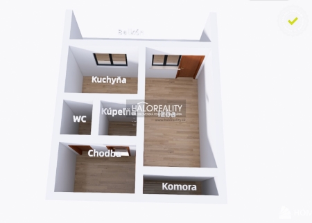 JEDNOIZBOVÝ BYT - KE - ZÁPAD - TERASA