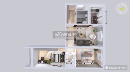 TROJIZBOVÝ BYT - BA - RUŽINOV