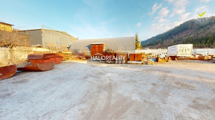 Predaj, priemyselný pozemok   2508 m2 Podtureň, + 2 haly - EXKLUZÍVNE HALO REALITY